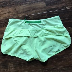 Lululemon speed shorts size 4